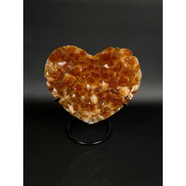 CITRINE HEART ‘stand included