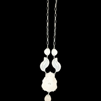Sterling Silver Navajo Indian Royston turquoise necklace