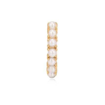 MULTI PEARL HUGGIE HOOPS