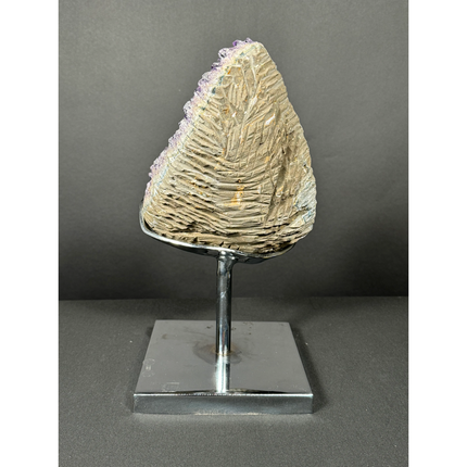 Amethyst with calcite