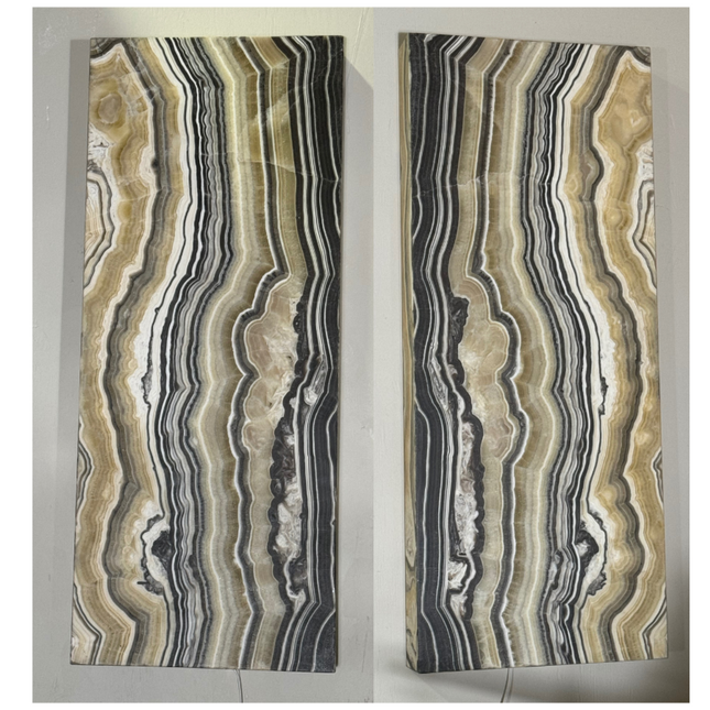 ZEBRA ONYX 43”x19.5”