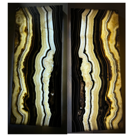 ZEBRA ONYX 43”x19.5”