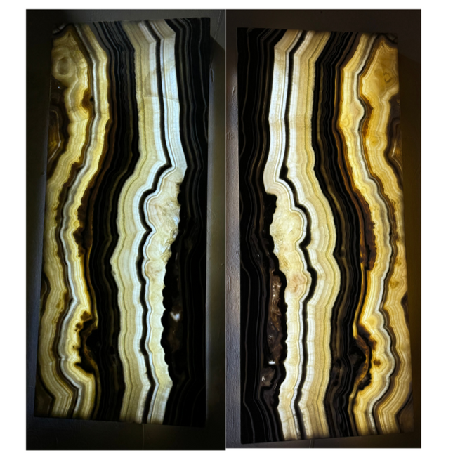 ZEBRA ONYX 43”x19.5”