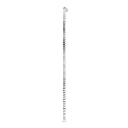 4-Prong Straight-Line Tennis Necklace (Round)