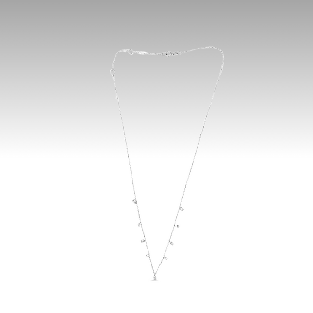WHITE GOLD DIAMOND NECKLACE