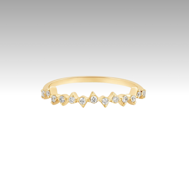LAB GROWN DIAMOND STACK RING