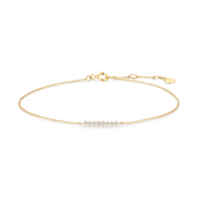 LAB GROWN DIAMOND WISHBONE BRACELET