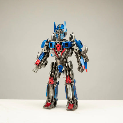 TRANSFORMER INSPIRED METAL ART SCULPTURE 16" OPTIMUS PRIME